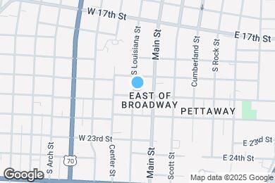 Map image of the property - 2023 S Louisiana St
