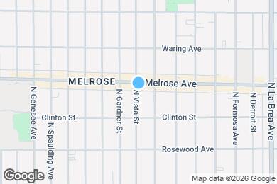 Map image of the property - 640 N Vista St
