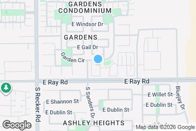 Map image of the property - 1538 S Avocet St