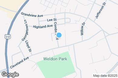 Map image of the property - 105 Combs Blvd