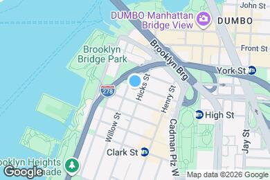 Map image of the property - Spacious Sunny South Facing Studio One Block from Promenade