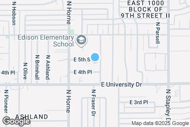 Map image of the property - 903 E 5th St