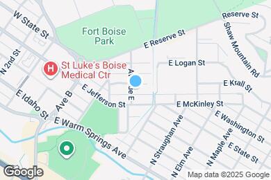 Map image of the property - 414 N Avenue E Ave