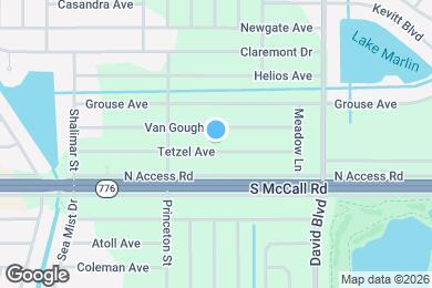 Map image of the property - 12138 Tetzel Ave