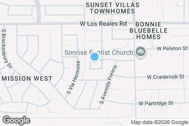 Map image of the property - 3069 W Camino Fresco