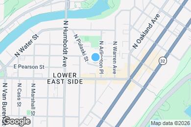 Map image of the property - 1726 N Pulaski St