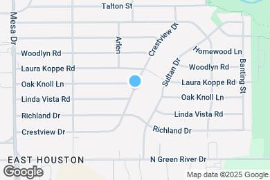 Map image of the property - 9330 Crestview Dr