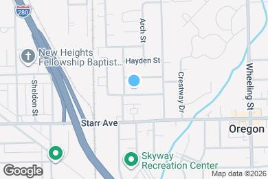 Map image of the property - 2509 Olivewood Ave