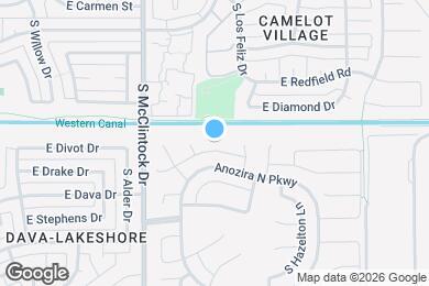 Map image of the property - 1870 E Drake Dr