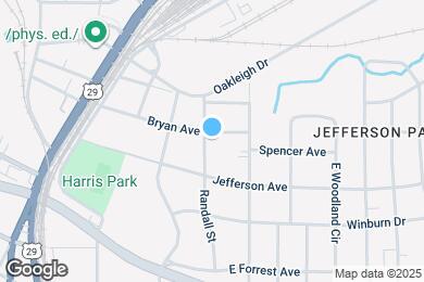 Map image of the property - 1366 Bryan Ave