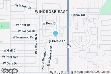 Map image of the property - 1200 N Oregon St
