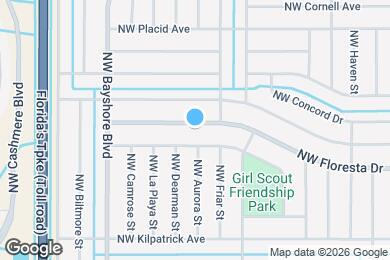 Map image of the property - 682 NW Floresta Dr