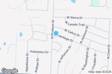Map image of the property - 301 W Heritage Dr