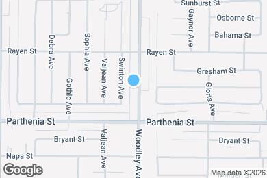 Map image of the property - 8761 Woodley Ave