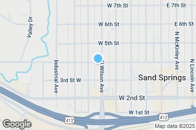 Map image of the property - 318 N Wilson Ave