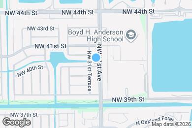 Map image of the property - 4001 NW 31st Ave