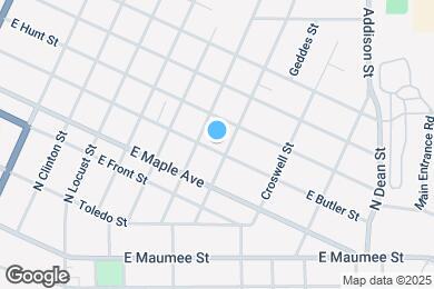 Map image of the property - 717 E Butler St