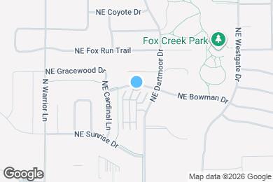 Map image of the property - 389 NE Sandalwood