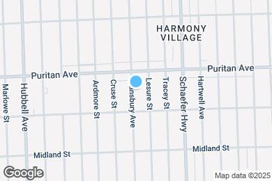 Map image of the property - 15862 Stansbury Ave