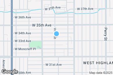 Map image of the property - 3318 Vrain St