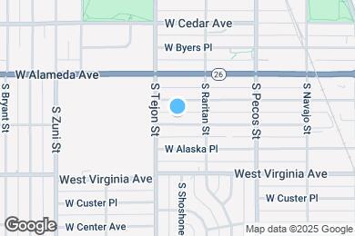 Map image of the property - 1557 W Dakota Ave