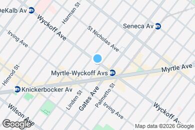 Map image of the property - 260 Wyckoff Ave