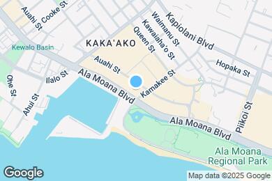Map image of the property - 1118 Ala Moana Blvd