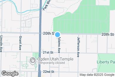 Map image of the property - 2019 Adams Ave