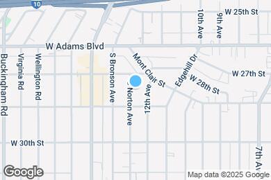 Map image of the property - 2826 S Norton Ave