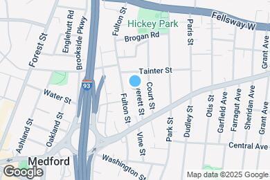 Map image of the property - 38 Everett St