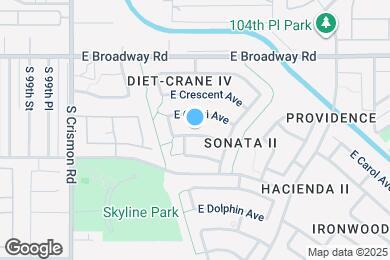 Map image of the property - 10228 E Carol Ave