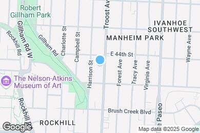 Map image of the property - 4420 Troost Ave