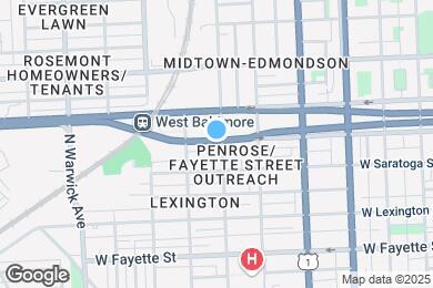 Map image of the property - 332 N Pulaski St