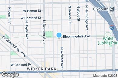 Map image of the property - 1750 N Wolcott Ave