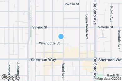 Map image of the property - 7307 Variel Ave
