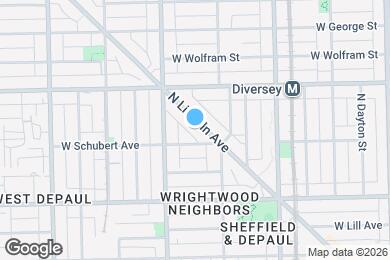 Map image of the property - 2730 N Lincoln Ave