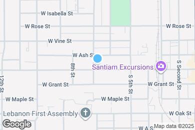 Map image of the property - 591 W Sherman St