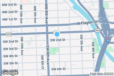 Map image of the property - 134 SW 7th Ave