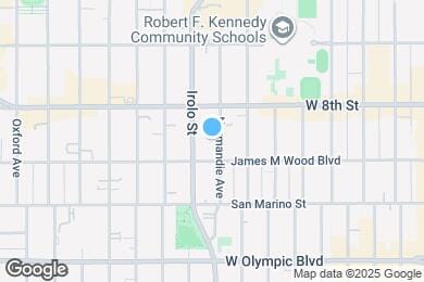 Map image of the property - 837 Normandie Ave