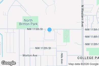 Map image of the property - Redbud Senior Apartments