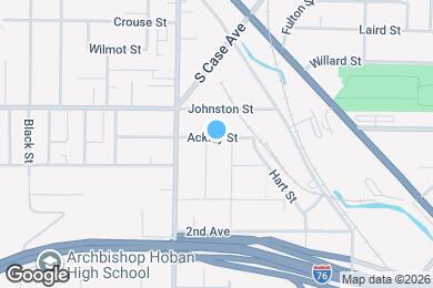 Map image of the property - 1134 Ackley St