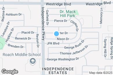 Map image of the property - 9920 Nixon Dr