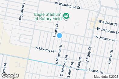 Map image of the property - 1521 S Missouri St