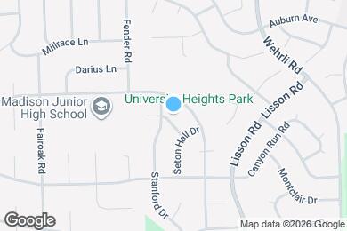 Map image of the property - 1309 Duke Dr