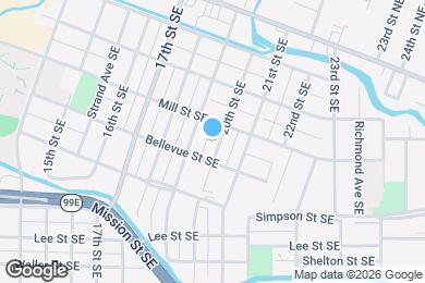 Map image of the property - 445 20th St SE