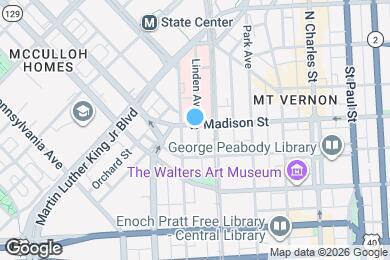 Map image of the property - 313 W Madison St