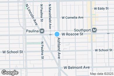 Map image of the property - 3348 N Ashland Ave