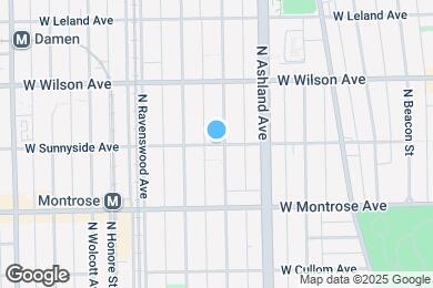 Map image of the property - 1704 W Sunnyside Ave