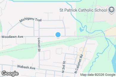 Map image of the property - 351 Woodlawn Ave