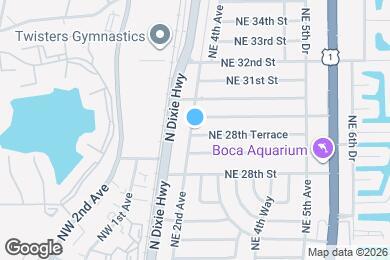 Map image of the property - 201 NE 28th Terrace